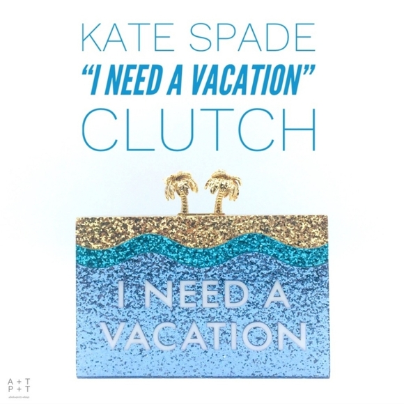 Kate Spade ‘Breath of Fresh Air’ Clutch - Picture 1 of 4